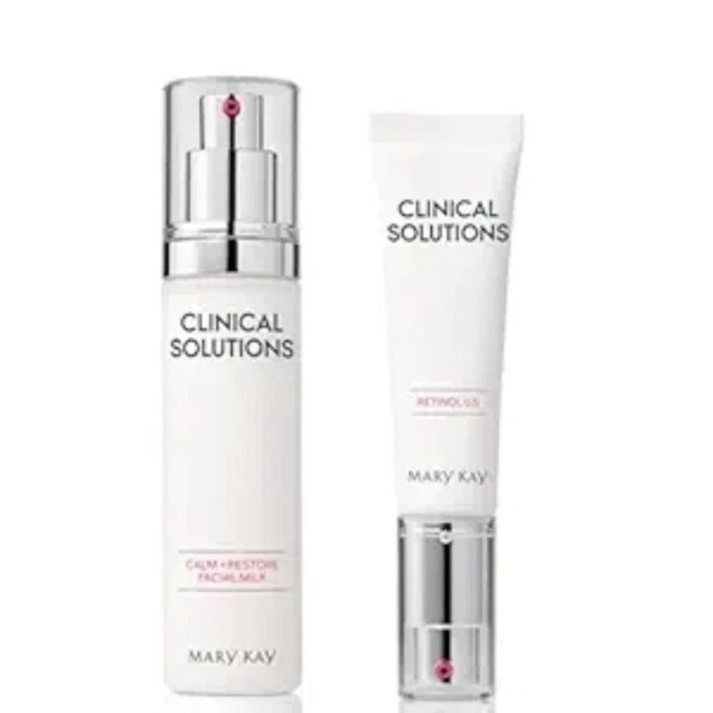 Mary Kay Clinical Solutions Set Retinol 0.5 & Calm Restore Facial Milk NIB